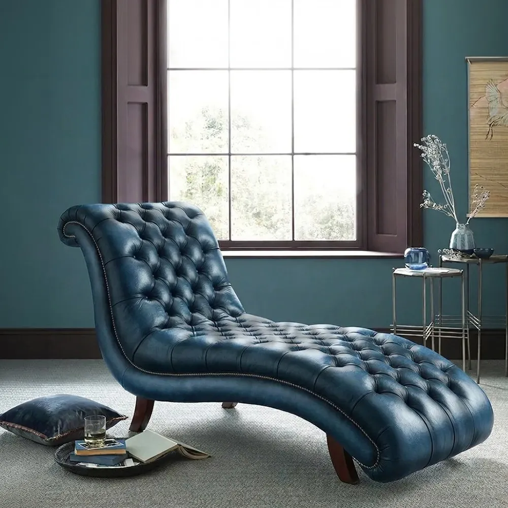 Queensbury Chaise - Chairs from Sofas by Saxon UK