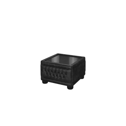 Buttoned Pouffe Table - Sale from Sofas by Saxon UK