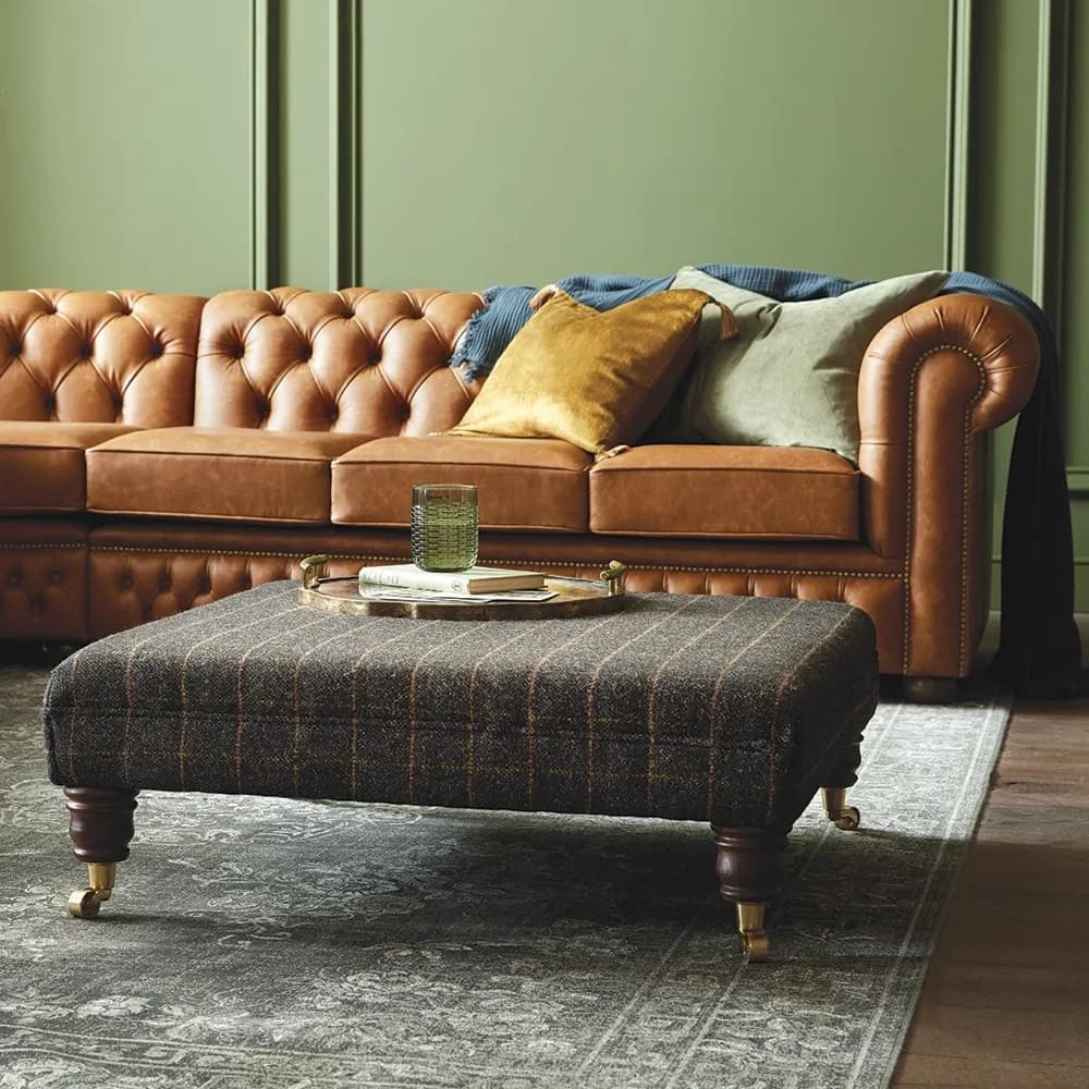 Harrow Footstool - Sale from Sofas by Saxon UK