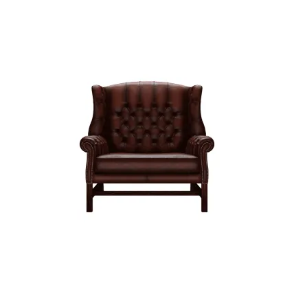 Georgian 1.5 Seater Sofa Antique Chestnut
